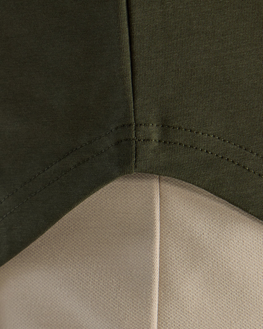 LUX Long Sleeve Zip Polo