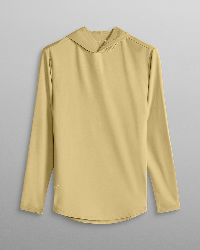 Hooded Drop-Cut Long Sleeve