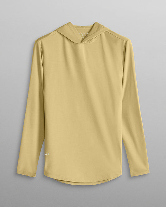 Hooded Drop-Cut Long Sleeve