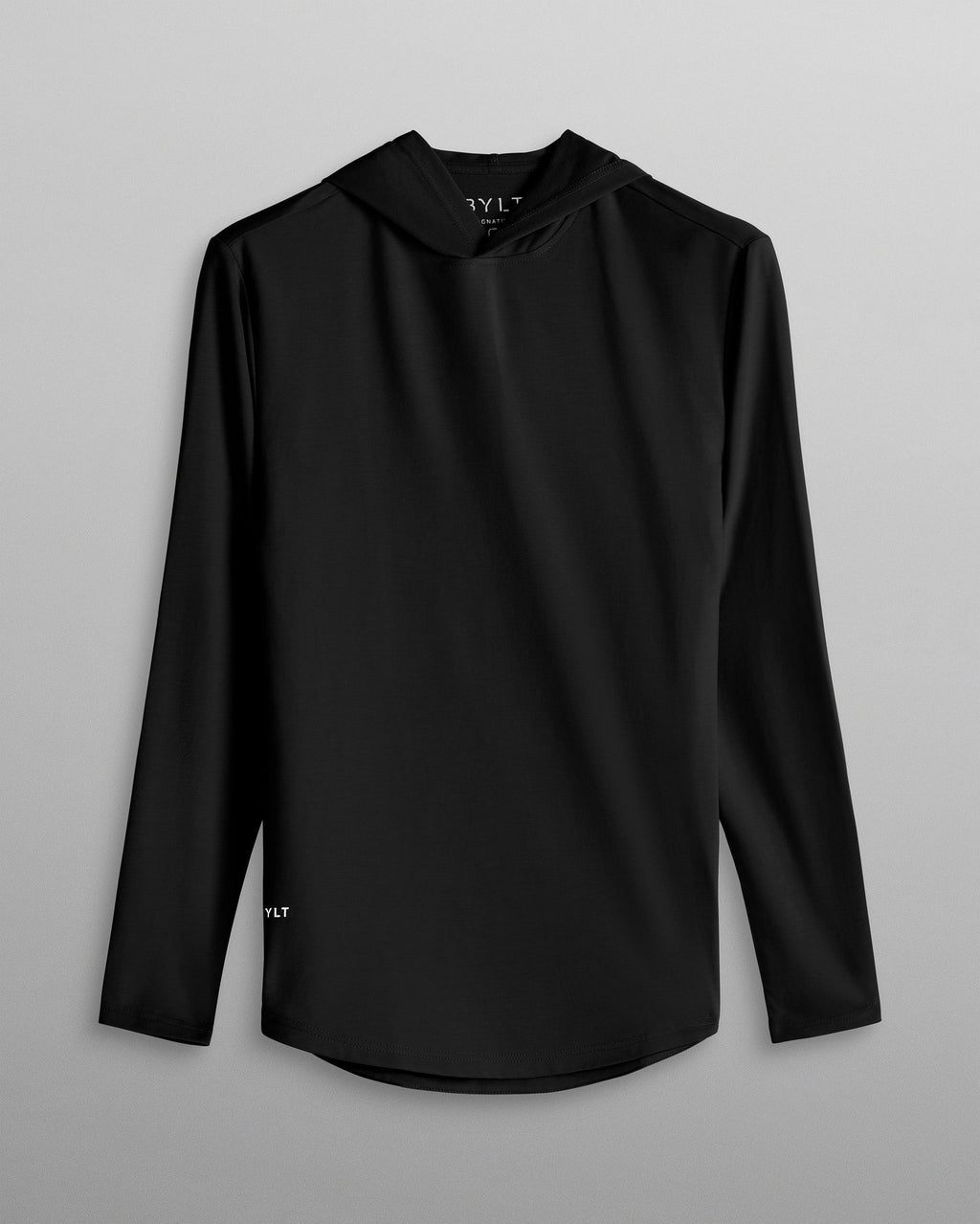 Hooded Drop-Cut Long Sleeve