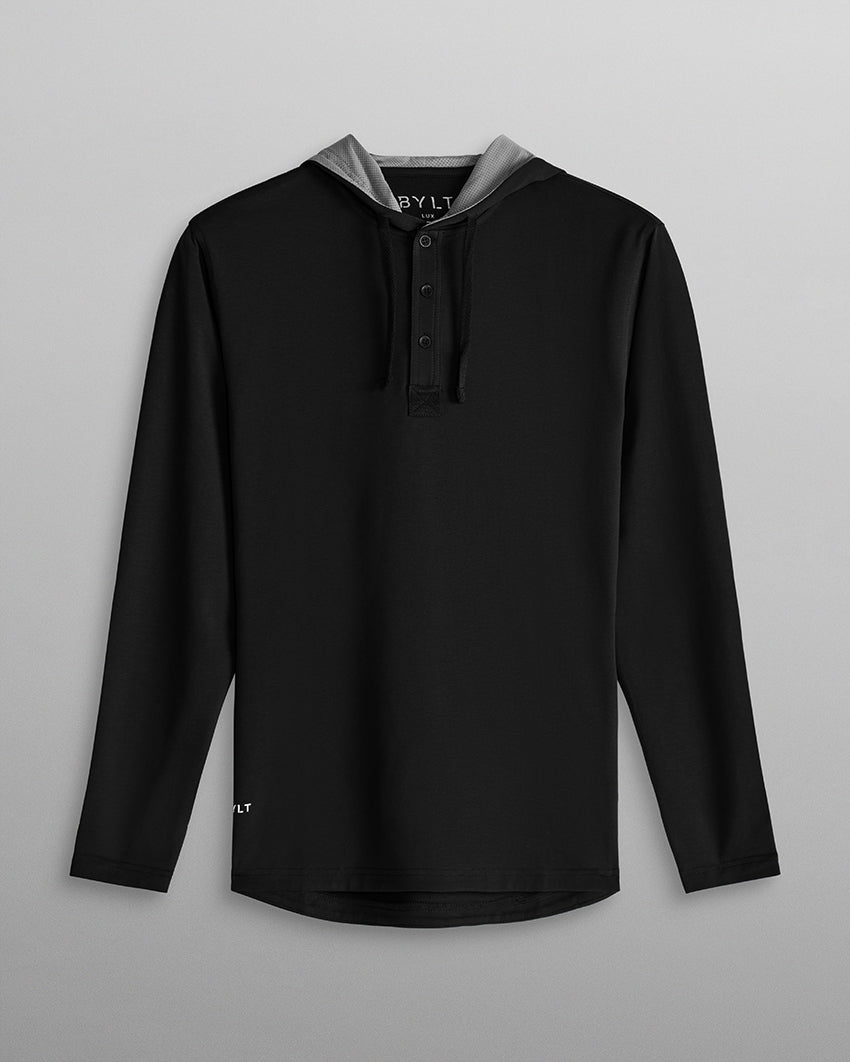 Drop-Cut: LUX Hooded Henley