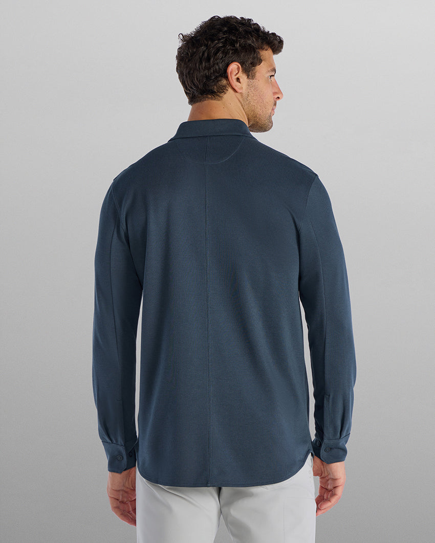 Bayside Oxford Long Sleeve Button Down