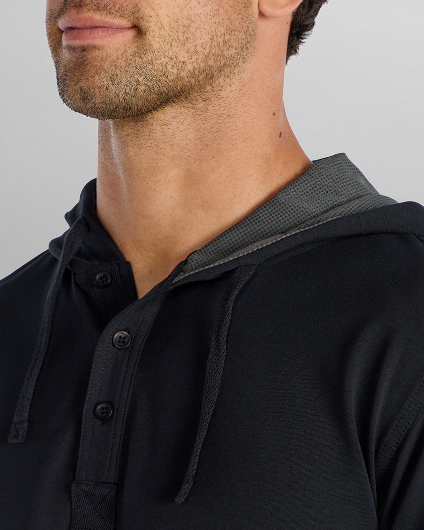 Drop-Cut: LUX Hooded Henley