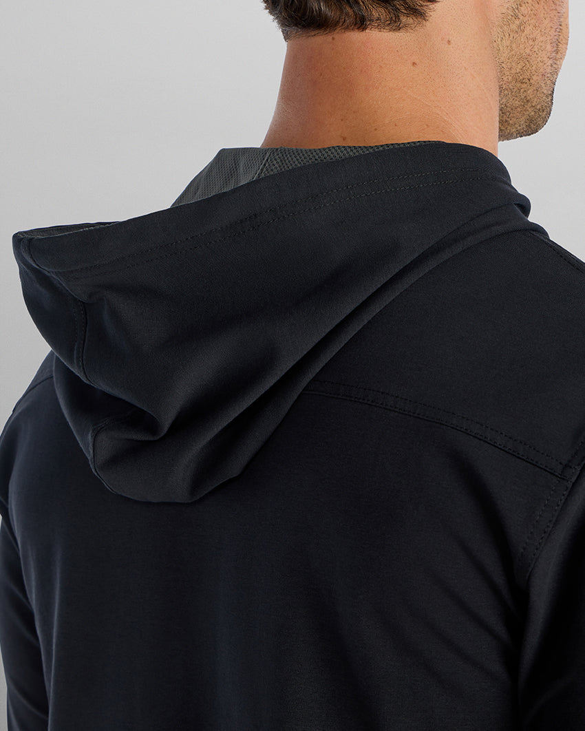 Drop-Cut: LUX Hooded Henley