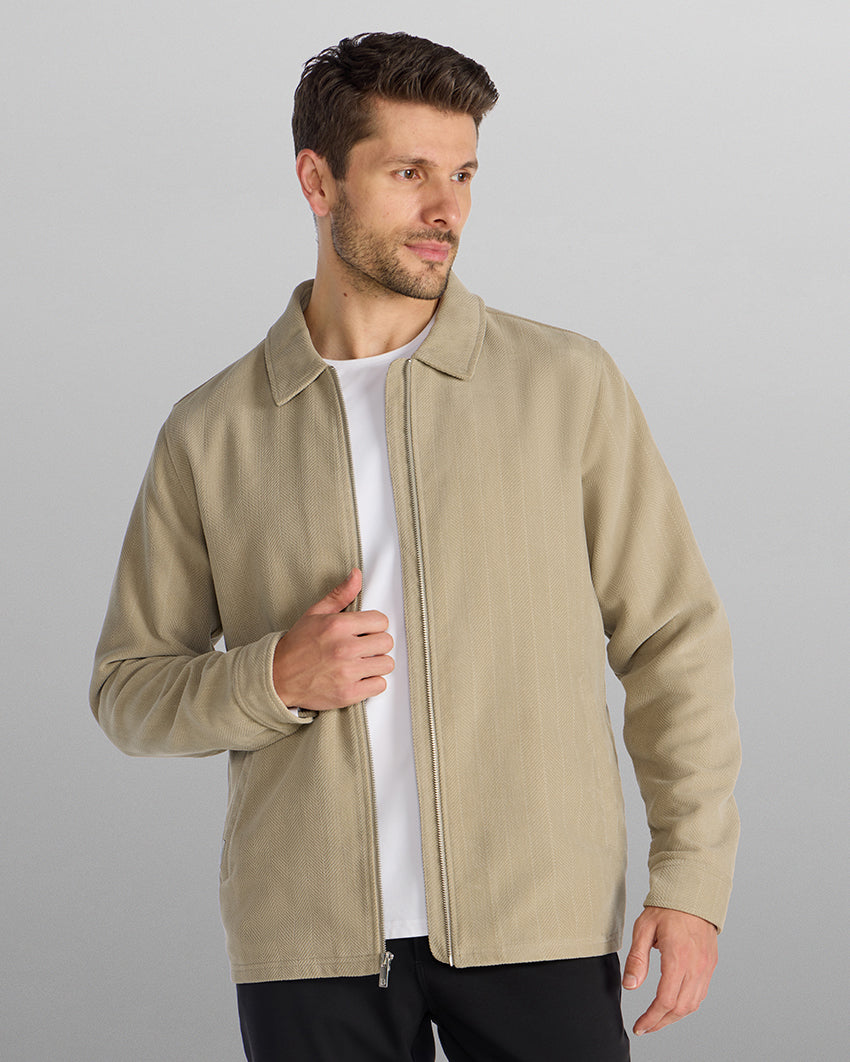 Soft Touch Herringbone Jacket