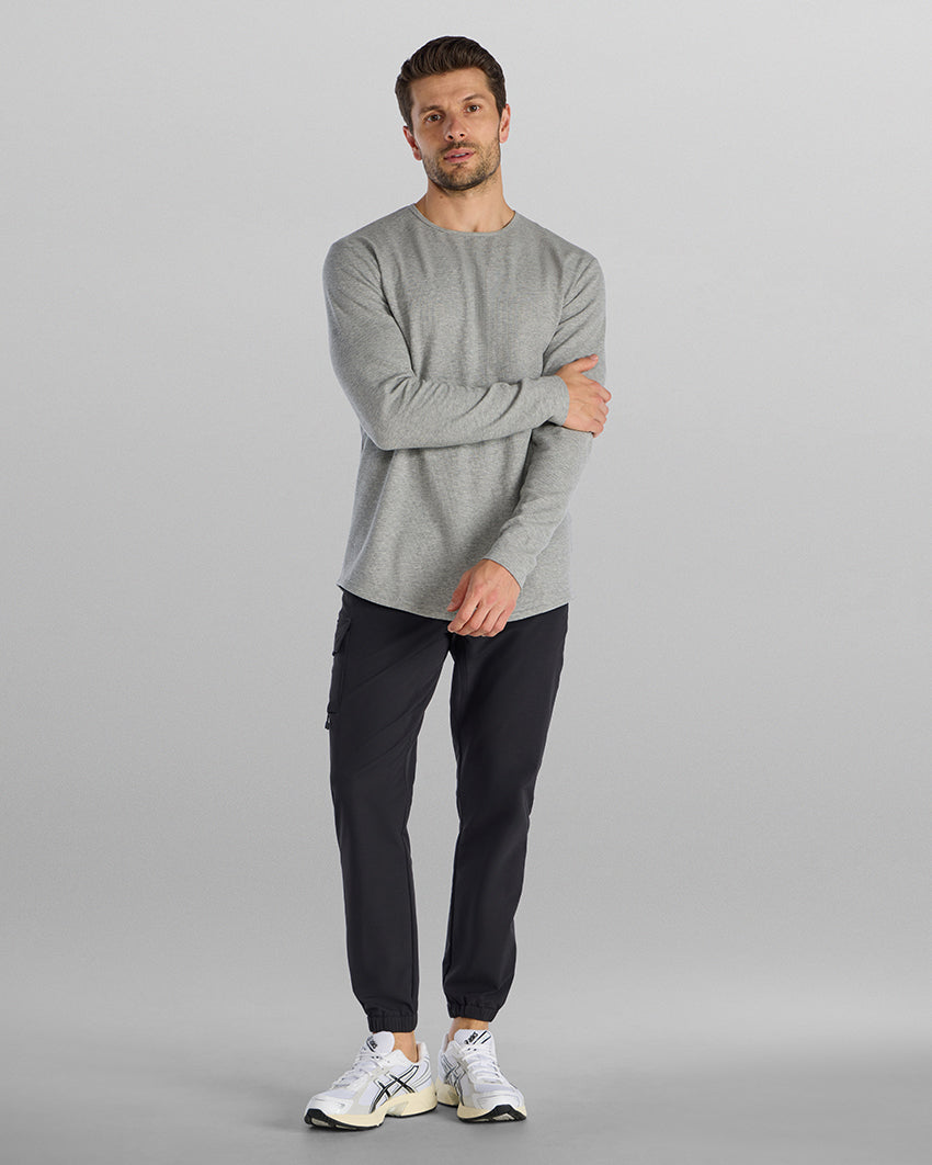 Thermal Drop-Cut Long Sleeve