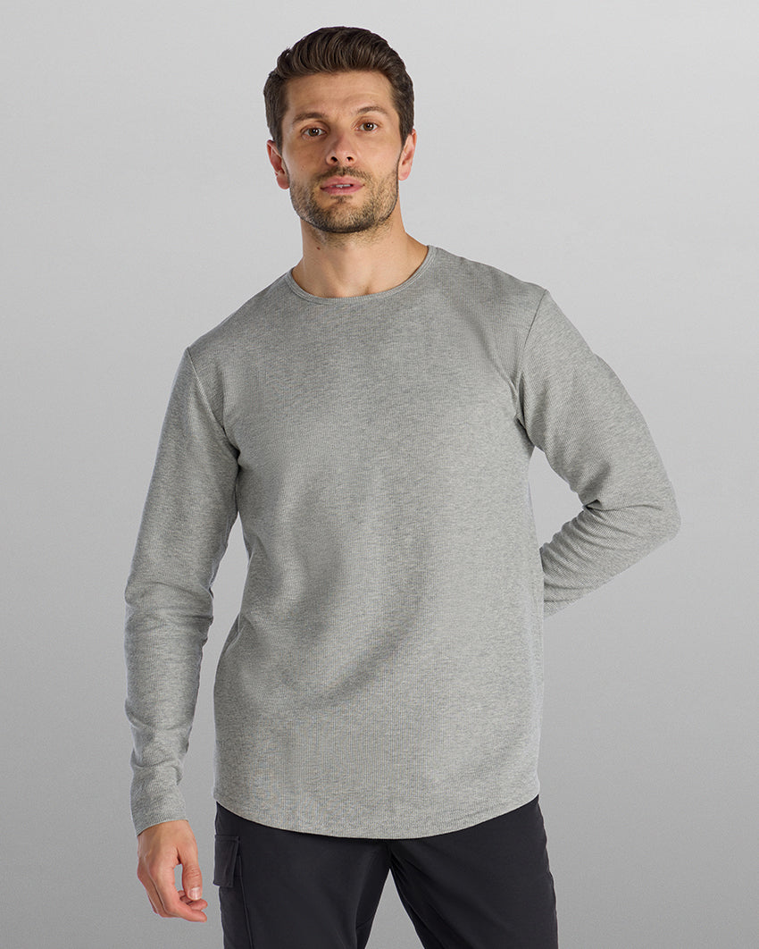 Thermal Drop-Cut Long Sleeve