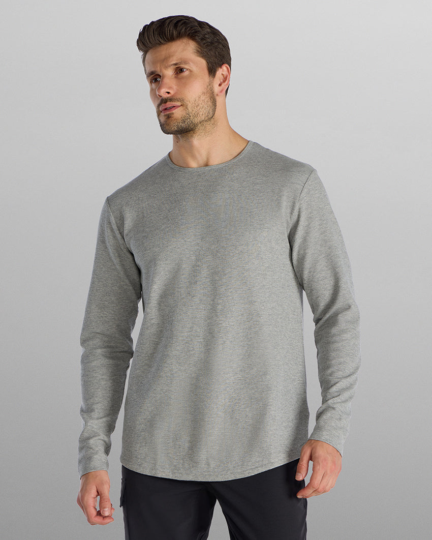 Thermal Drop-Cut Long Sleeve