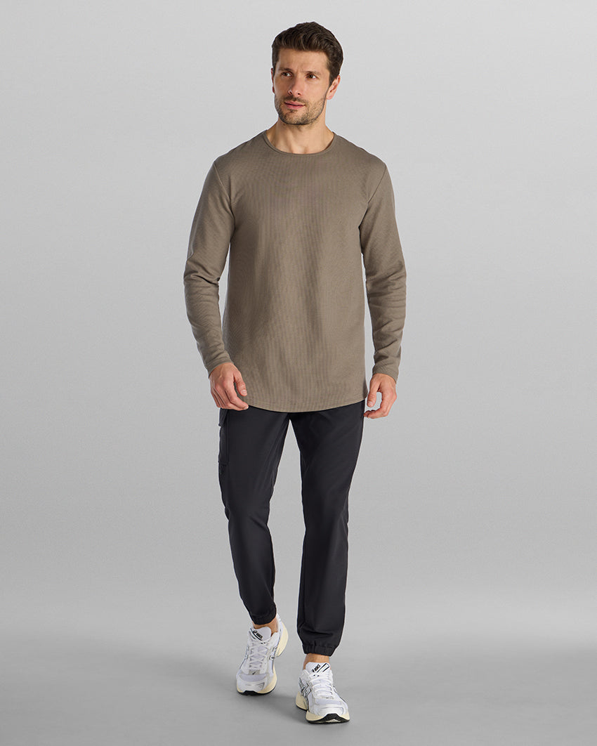 Thermal Drop-Cut Long Sleeve