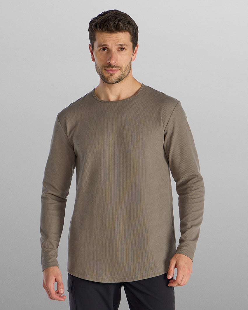 Thermal Drop-Cut Long Sleeve