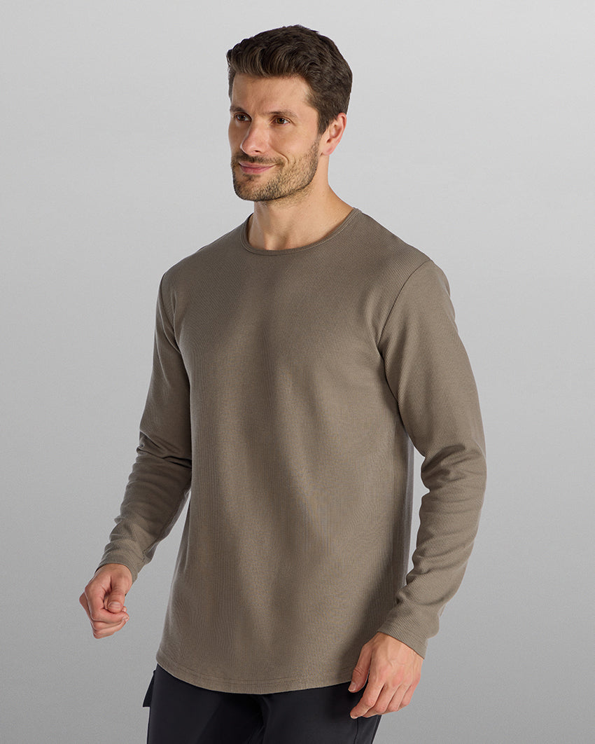 Thermal Drop-Cut Long Sleeve