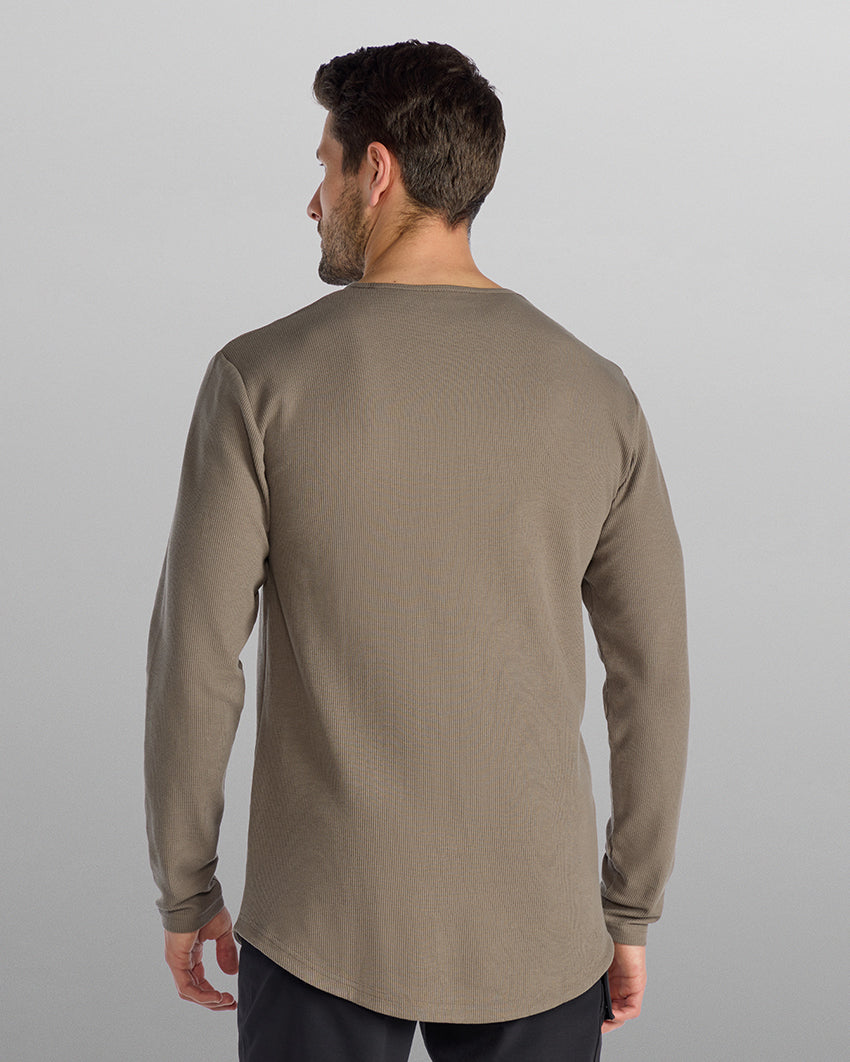 Thermal Drop-Cut Long Sleeve