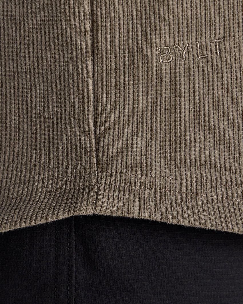 Thermal Drop-Cut Long Sleeve