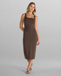 Balm Squareneck Midi Dress