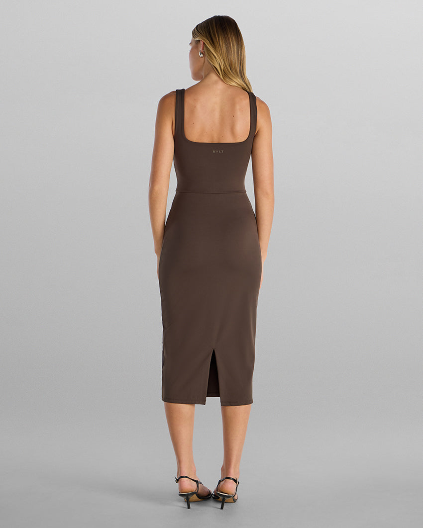 Balm Squareneck Midi Dress