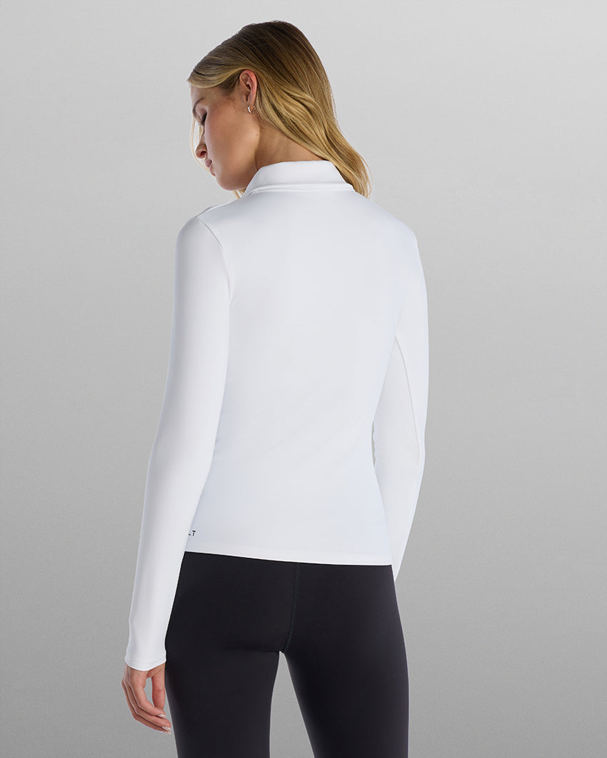Balm Zip Long Sleeve Polo