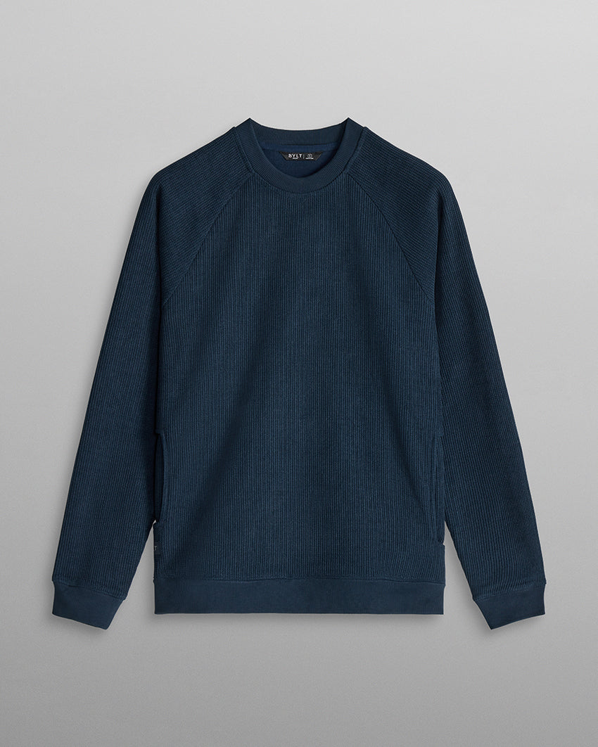 Heavyweight Waffle Crewneck