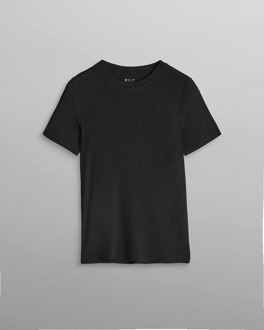Modal Micro Rib Classic Fit Tee