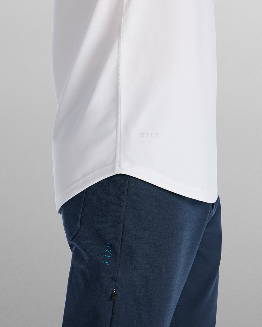 Henley Drop-Cut Long Sleeve: BYLT Signature