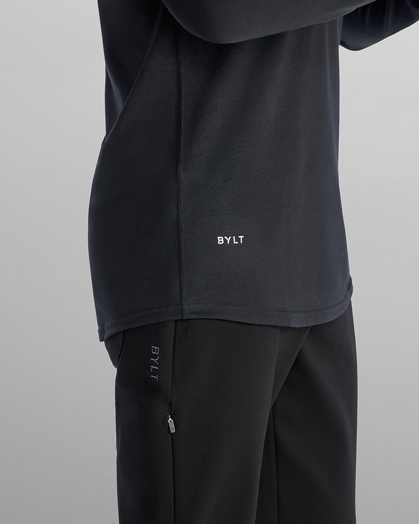 V-Neck Long Sleeve Drop-Cut: LUX
