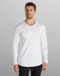 V-Neck Long Sleeve Drop-Cut: LUX