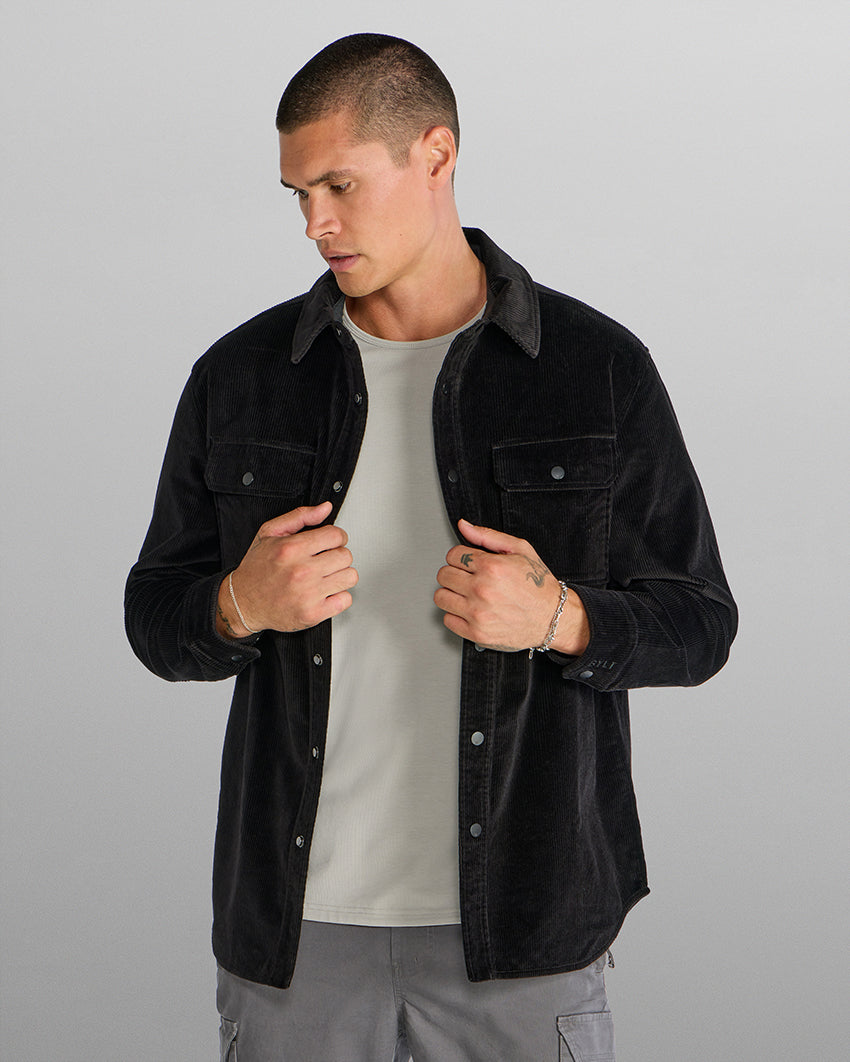 Corduroy Relaxed Overshirt