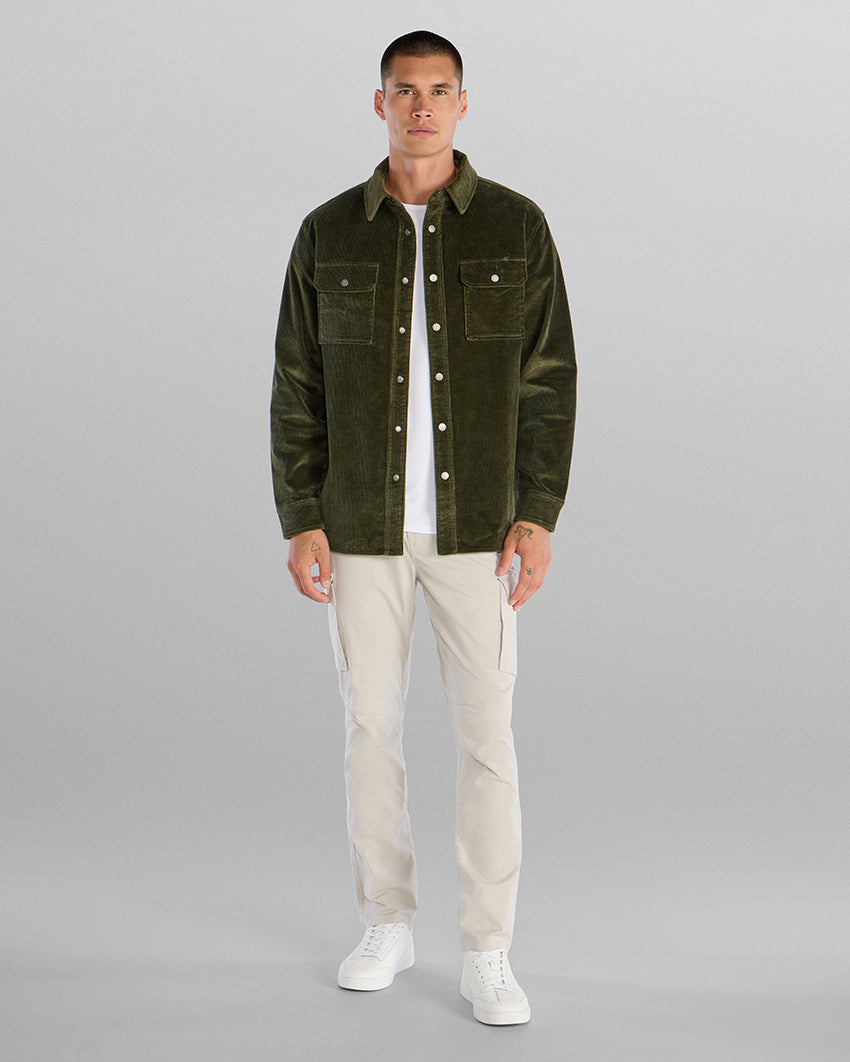 Corduroy Relaxed Overshirt