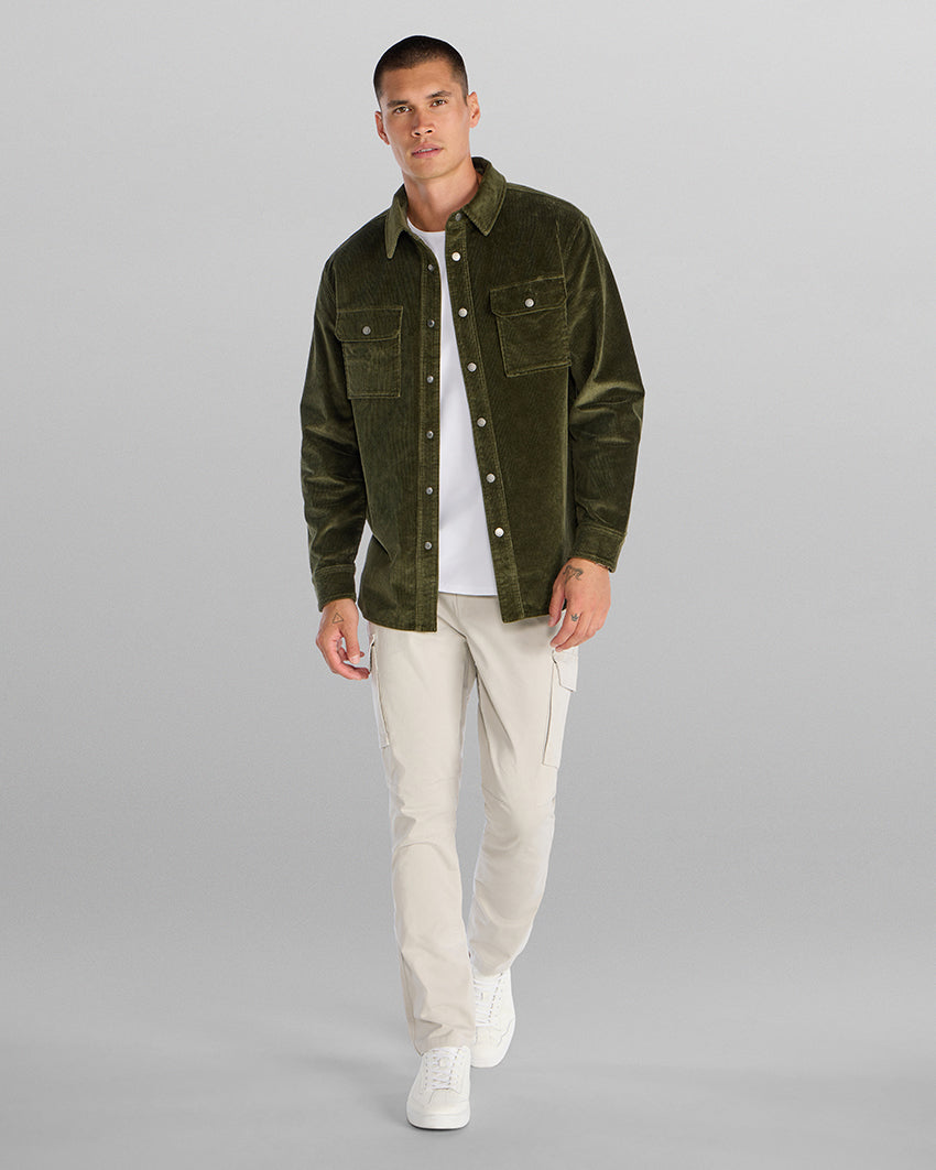 Corduroy Relaxed Overshirt