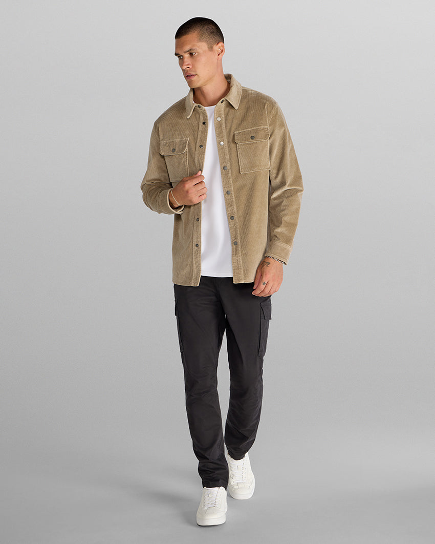 Corduroy Relaxed Overshirt