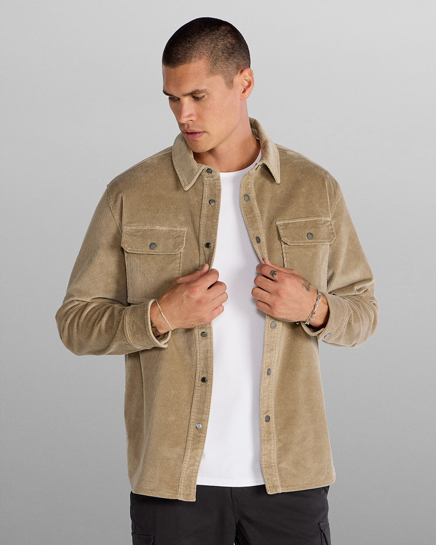Corduroy Relaxed Overshirt
