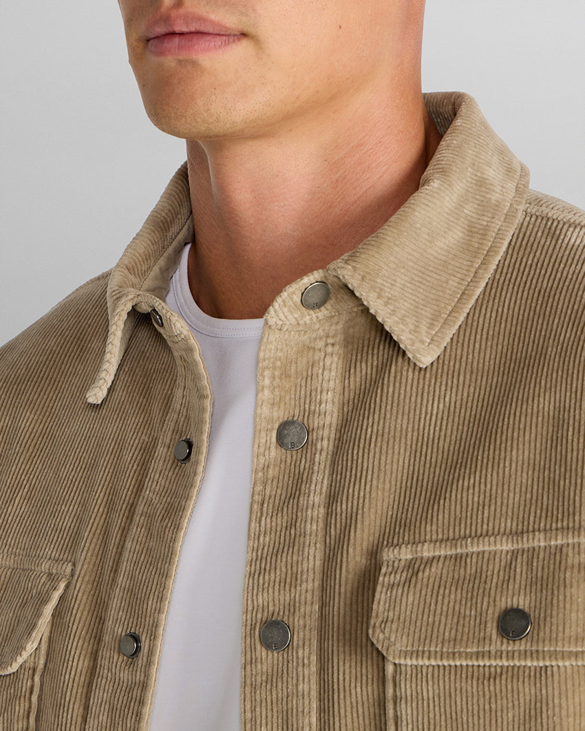 Corduroy Relaxed Overshirt