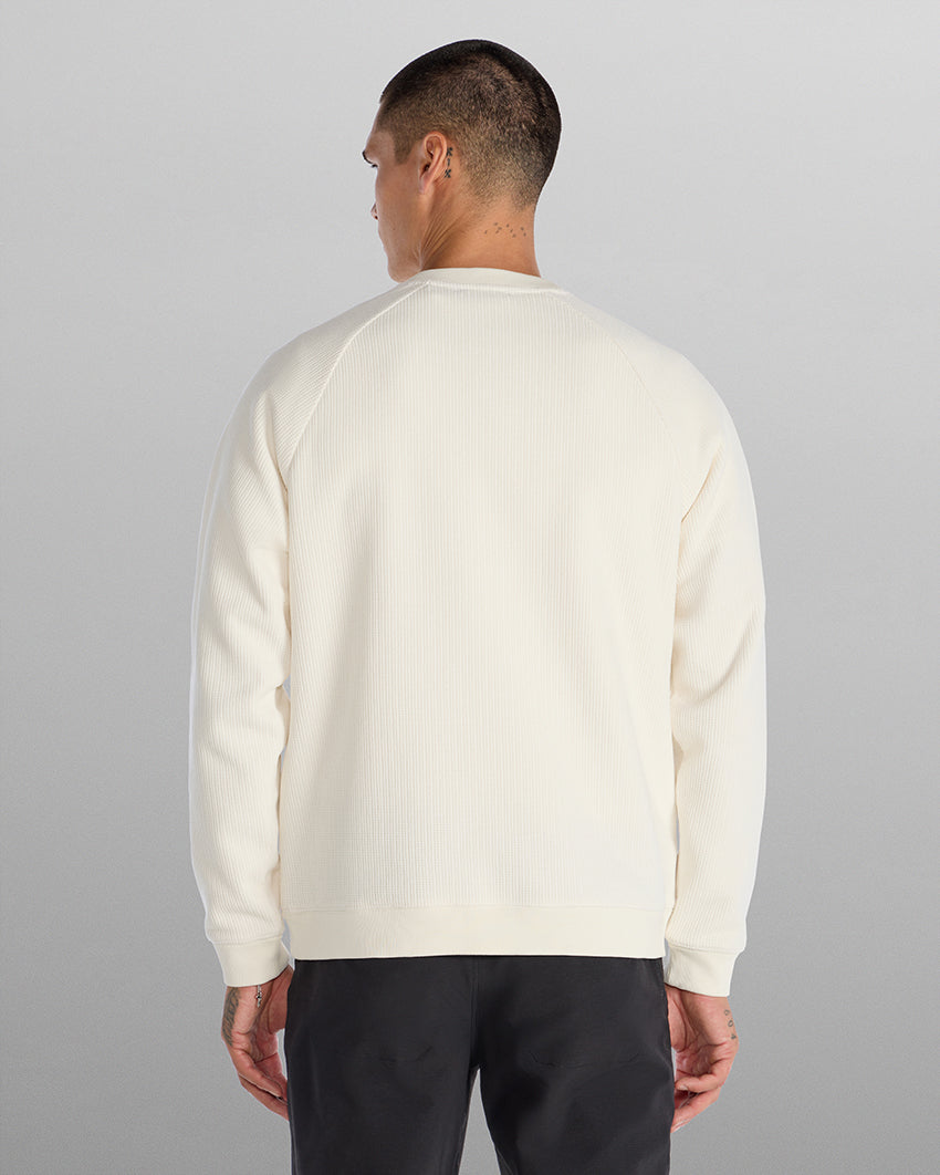 Heavyweight Waffle Crewneck