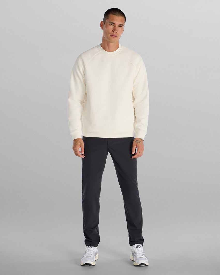 Heavyweight Waffle Crewneck