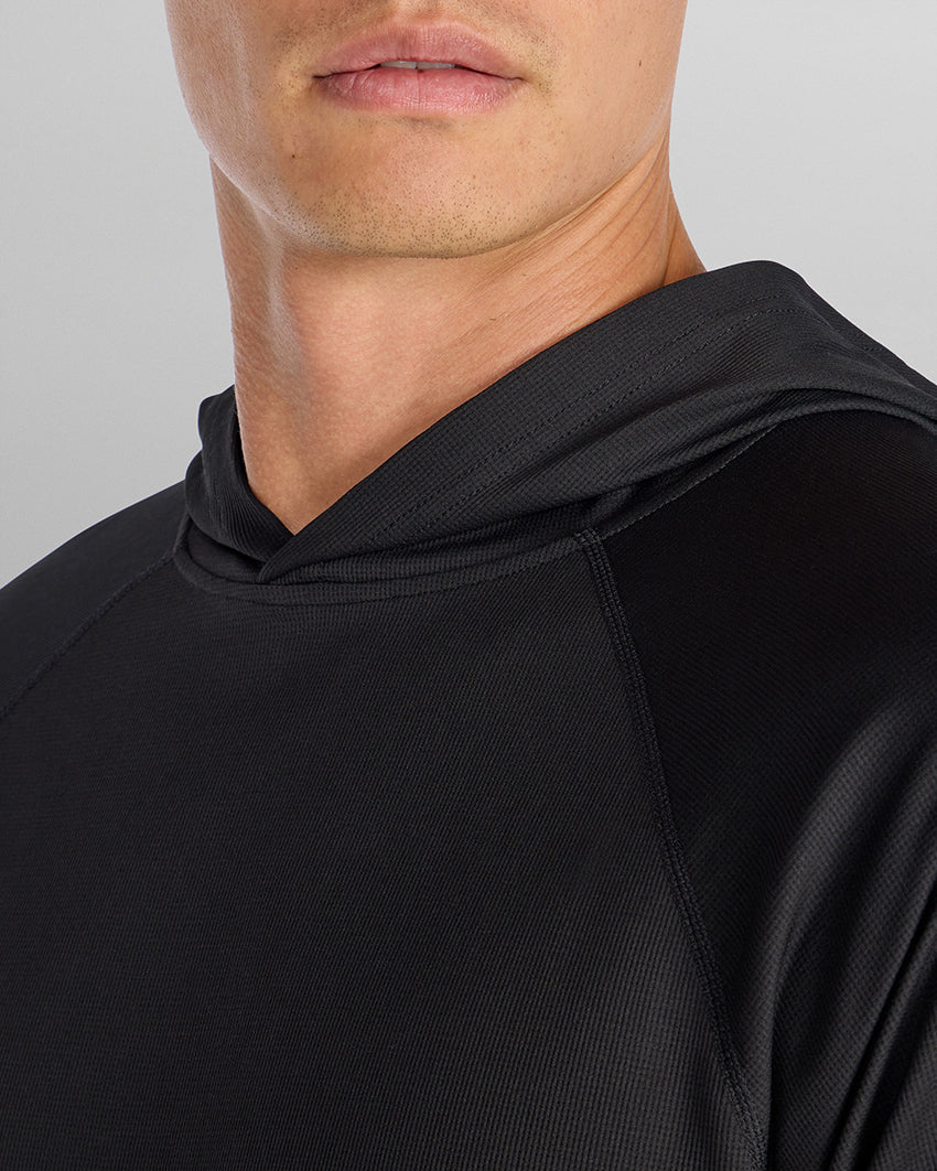 Adaptive Micro Waffle Hooded Drop-Cut