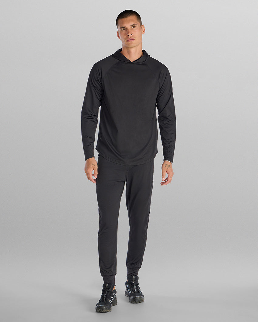 Adaptive Micro Waffle Hooded Drop-Cut