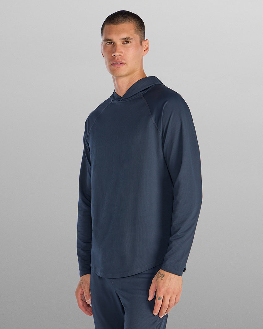 Adaptive Micro Waffle Hooded Drop-Cut