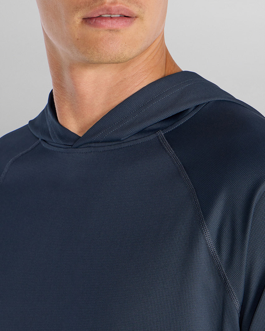 Adaptive Micro Waffle Hooded Drop-Cut