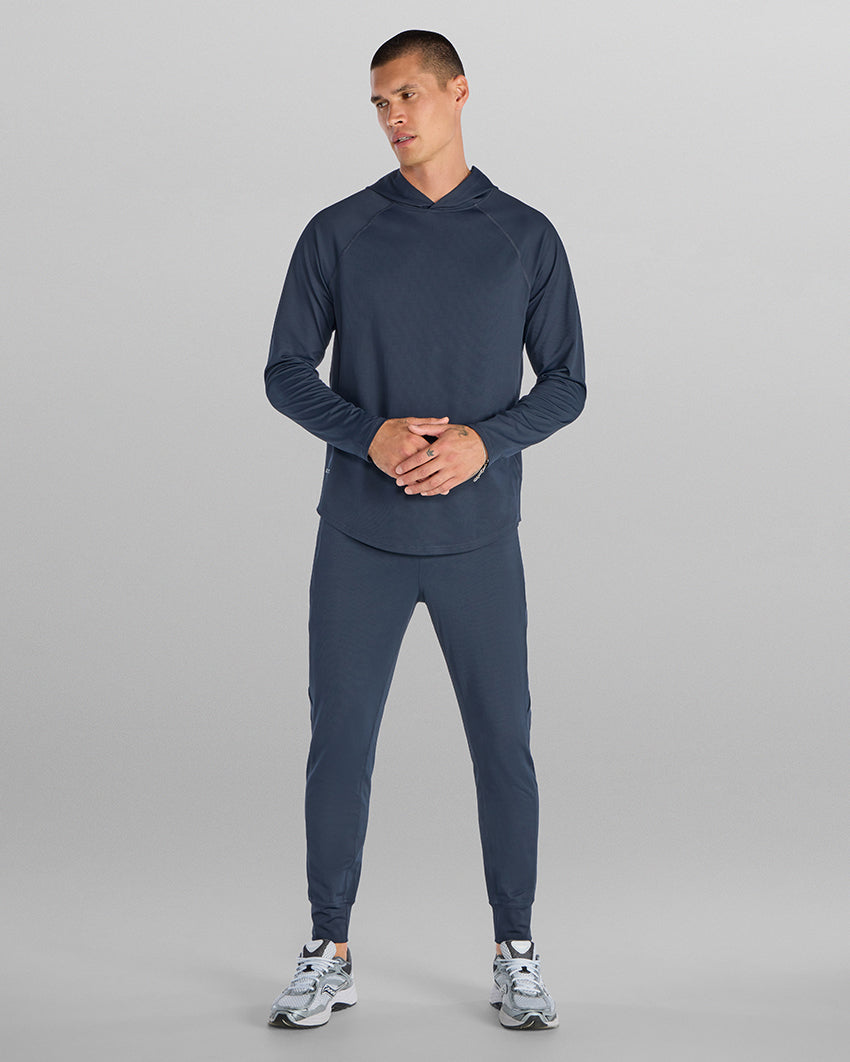Adaptive Micro Waffle Hooded Drop-Cut