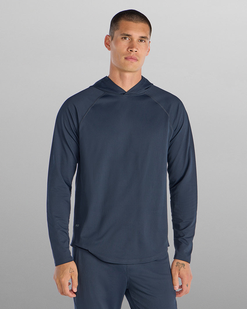 Adaptive Micro Waffle Hooded Drop-Cut