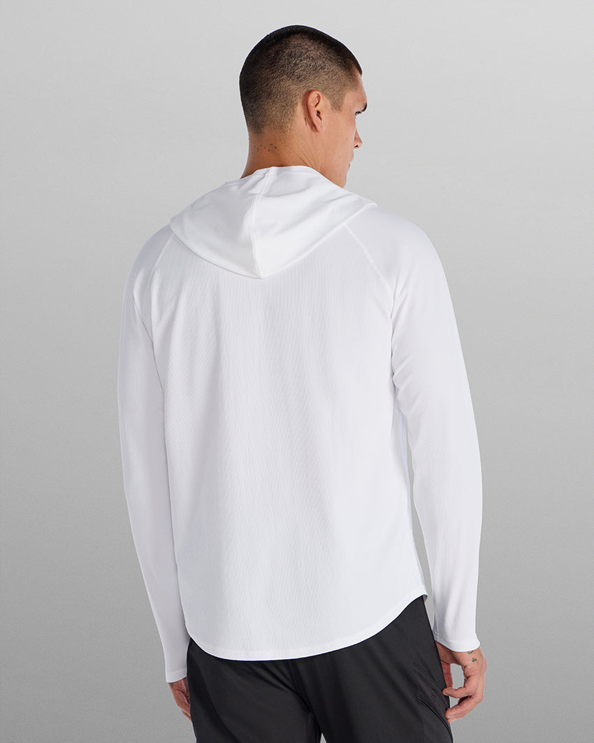 Adaptive Micro Waffle Hooded Drop-Cut