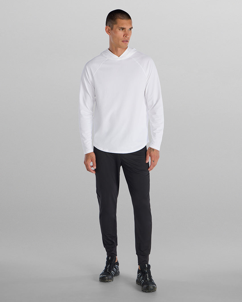 Adaptive Micro Waffle Hooded Drop-Cut