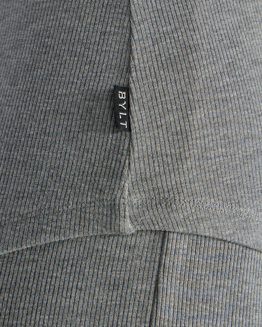 Modal Micro Rib Fitted Drop-Cut