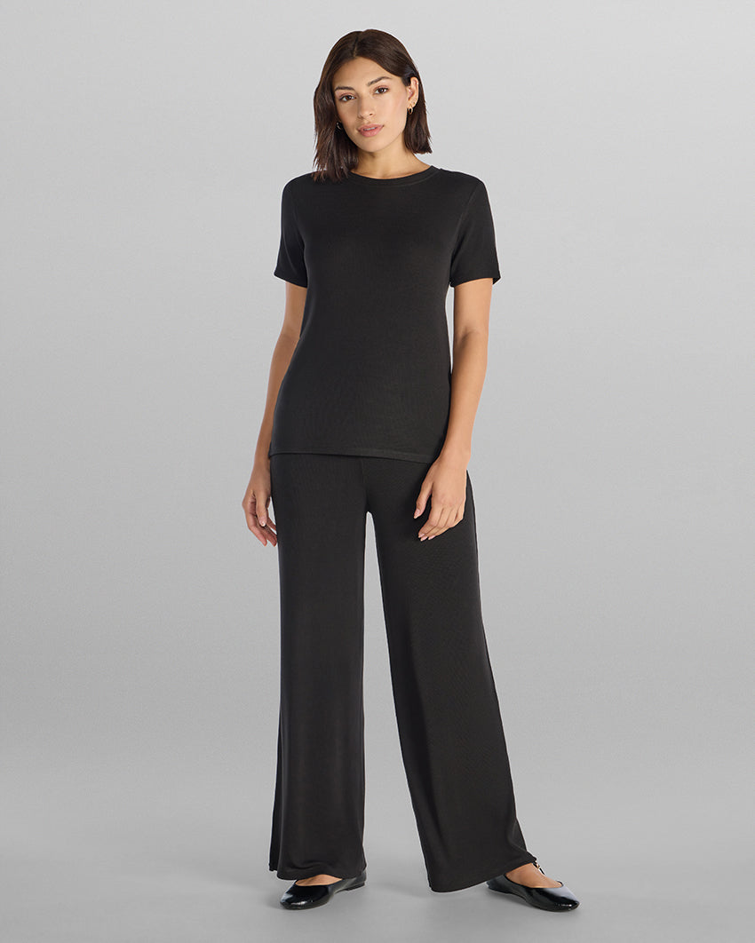 Modal Micro Rib Lounge Pant