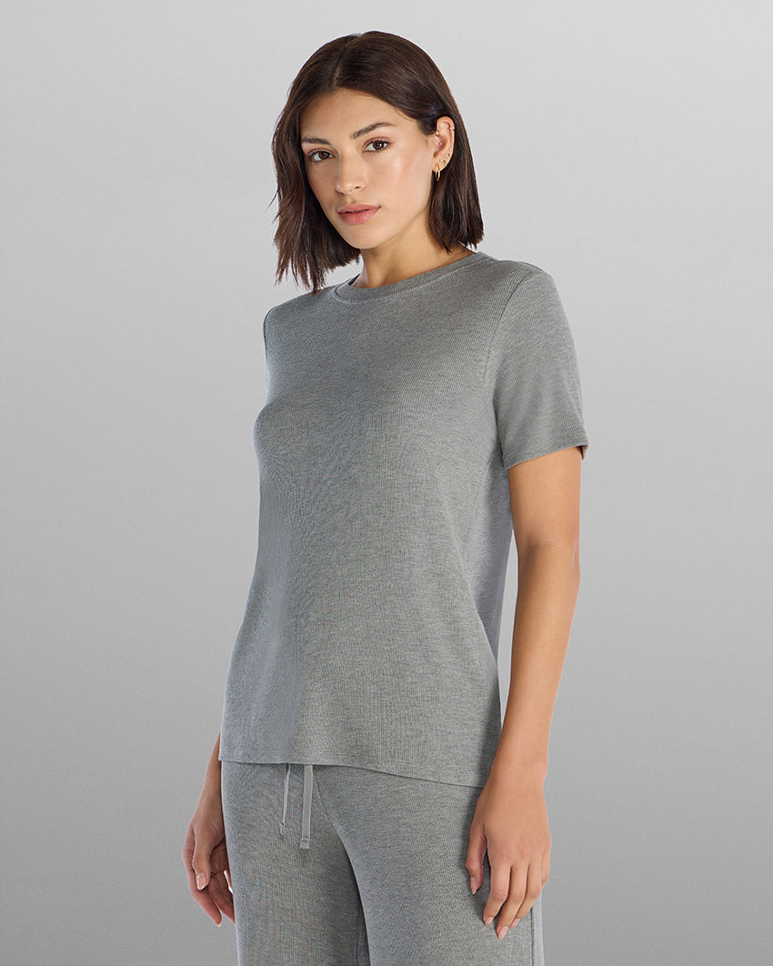 Modal Micro Rib Classic Fit Tee
