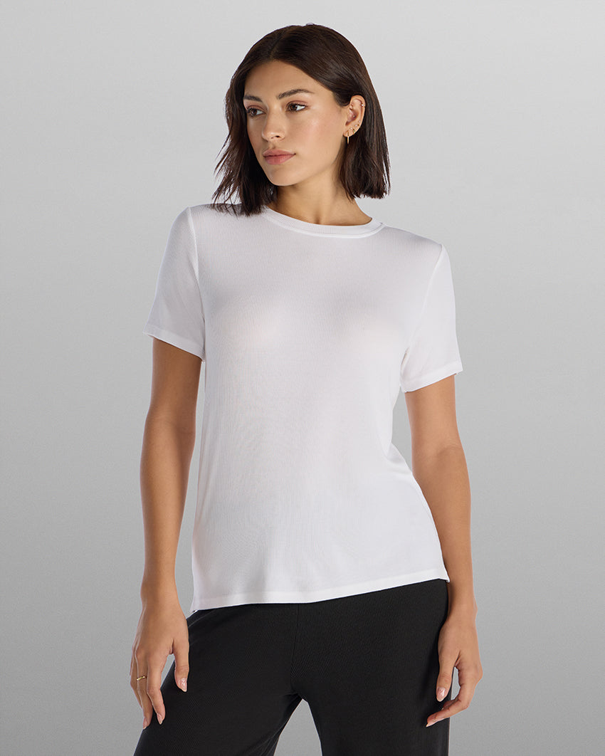 Modal Micro Rib Classic Fit Tee