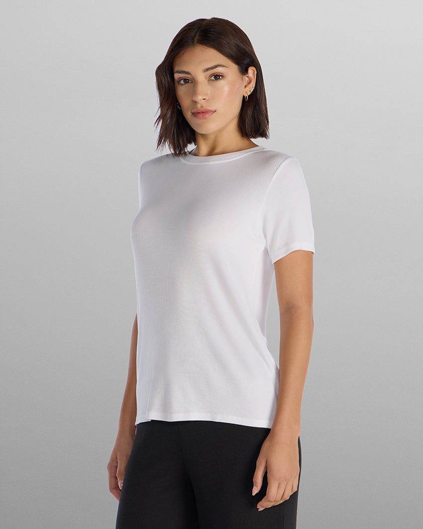 Modal Micro Rib Classic Fit Tee