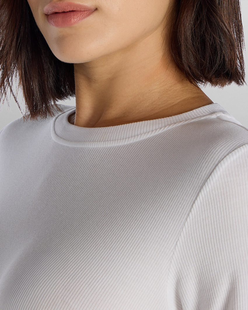 Modal Micro Rib Classic Fit Tee