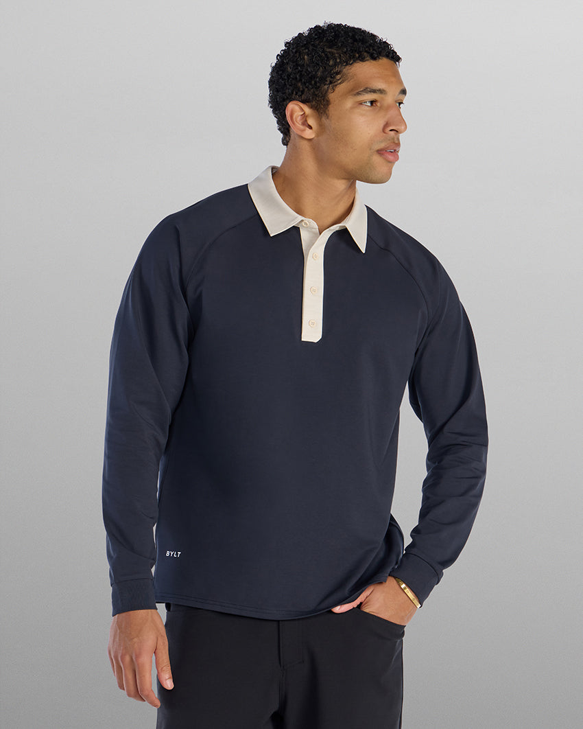 LUX Rugby Long Sleeve Polo