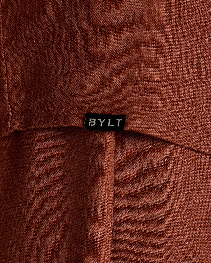 Women's Back to Basics Linen Button Down