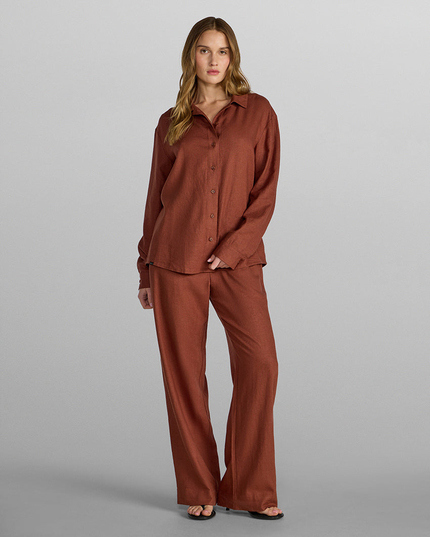 Women's Back to Basics Linen Pant